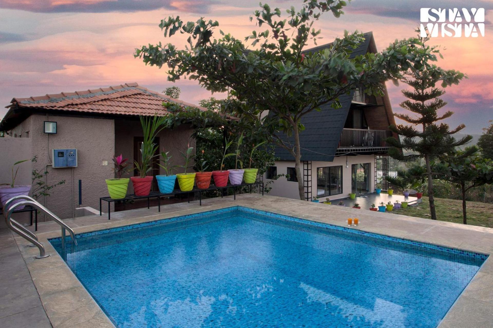 Stayvista At Hillside Harmony Pvt Pool & Free Breakfast Bangalore Luaran gambar